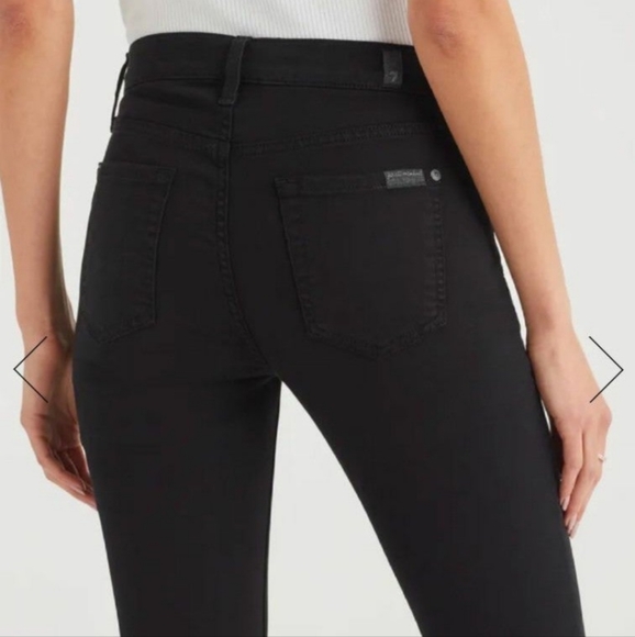 7 For All Mankind Skinny Jeans Size 26 Mid rise - Picture 4 of 6